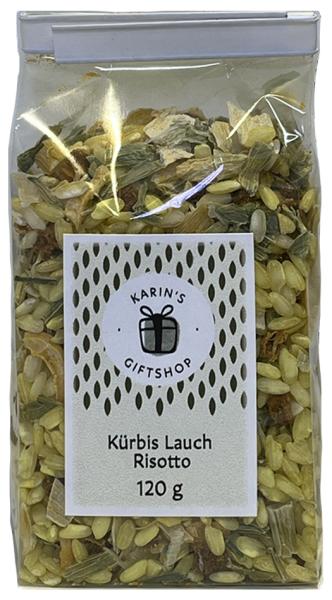 Kürbis Lauch Risotto